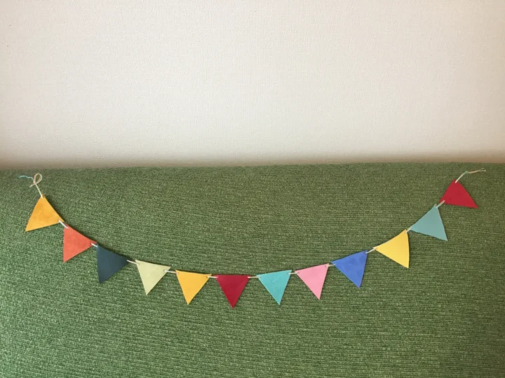 ガーランド作り